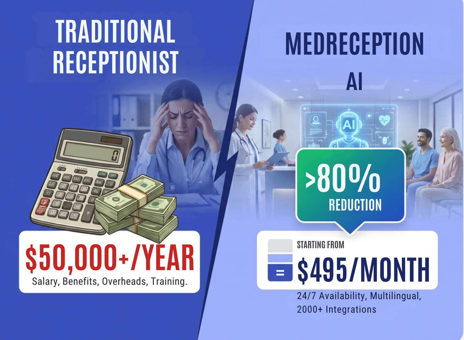 Cost comparison hero