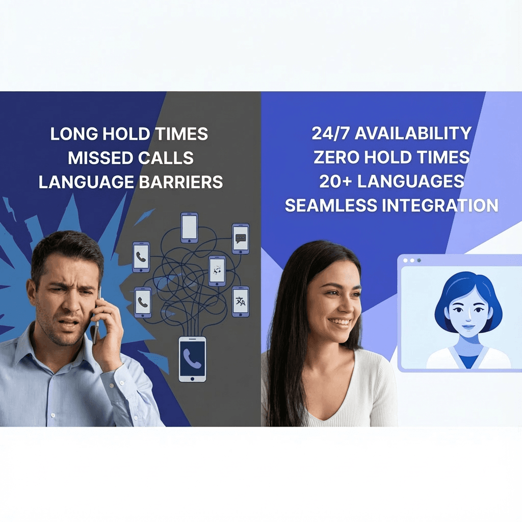 Phone tree workflow comparison